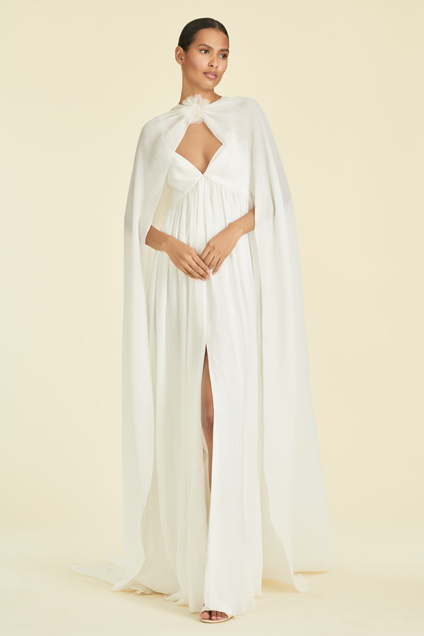 Sachin & Babi Monica Cape - Off White
