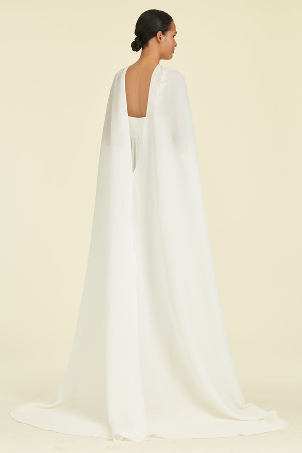 Sachin & Babi Monica Cape - Off White