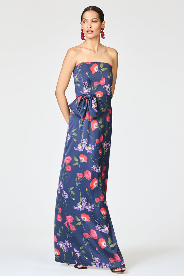 Sachin & Babi MONROE GOWN - MIDNIGHT JARDIN