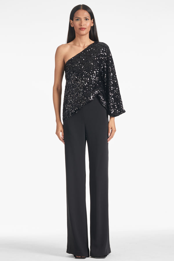 Sachin & Babi Morgan Top - Black Sequins - Final Sale