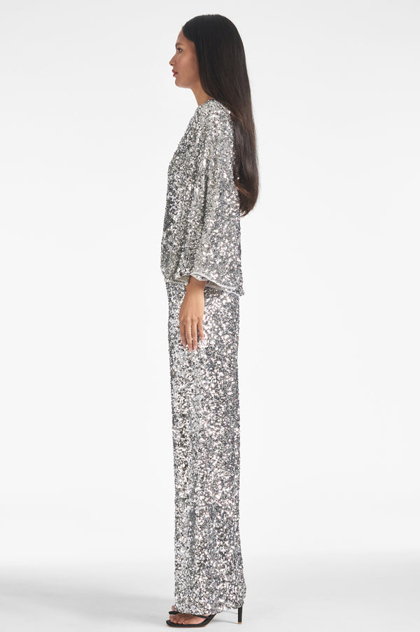 Sachin & Babi Morgan Top - Silver Sequins - Final Sale