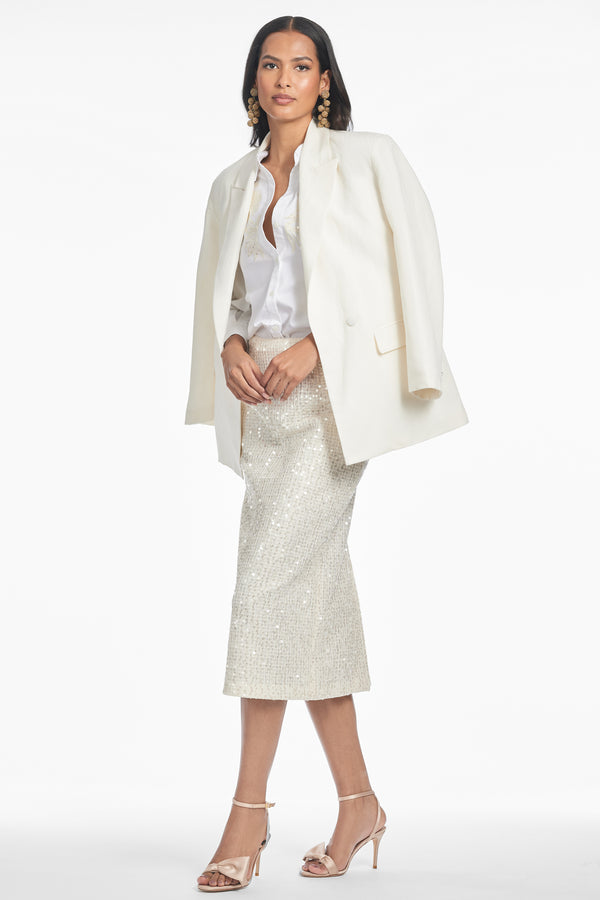 sachin & babi NIKITA BLAZER - ALABASTER