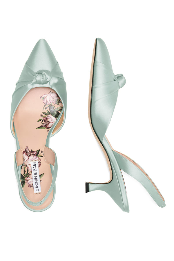 sachin & babi NOLITA KITTEN HEEL - CELADON