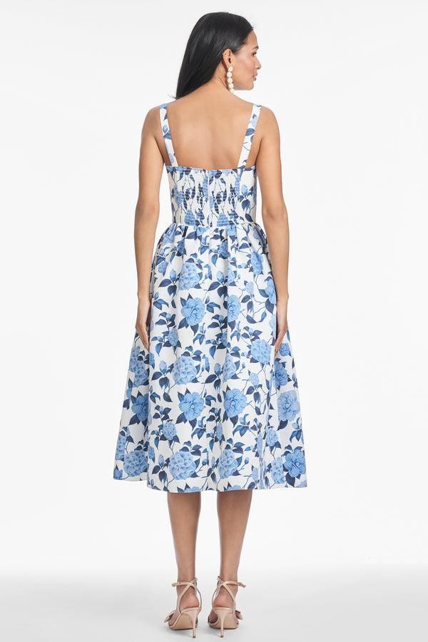 Sachin & Babi OLENA DRESS - DELFT BLUE BEGONIA