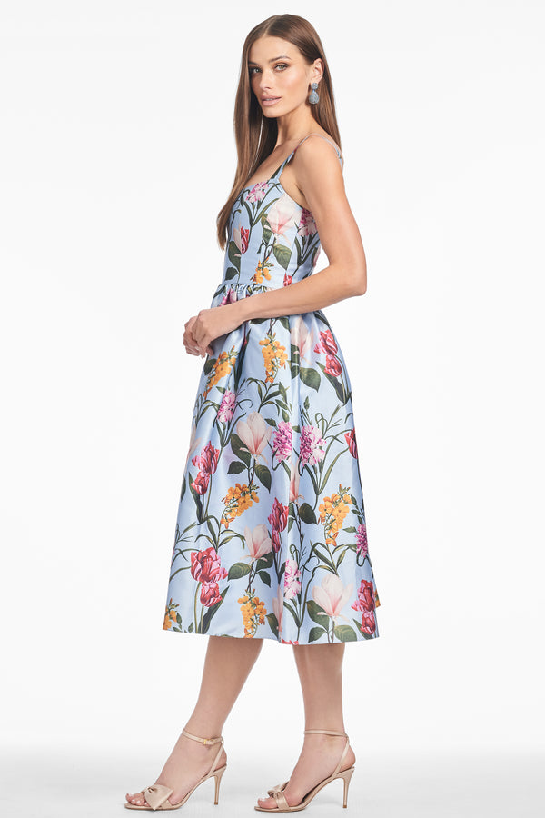 Sachin & Babi OLENA DRESS - GLACIAL BLUE BLOSSOMS