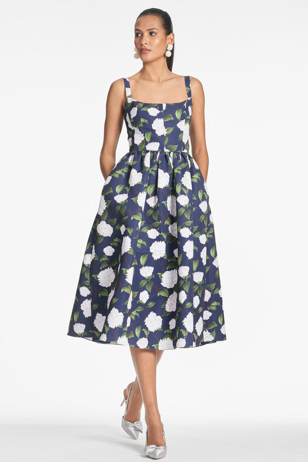 Sachin & Babi Olena Dress - Navy/Ivory Moonlit Garden