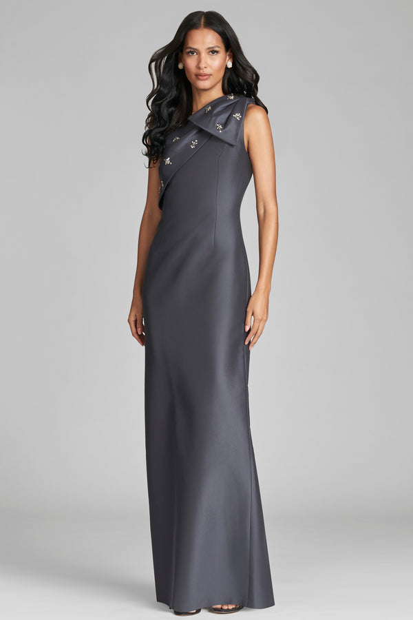sachin & babi Olivia Gown - Charcoal - Final Sale