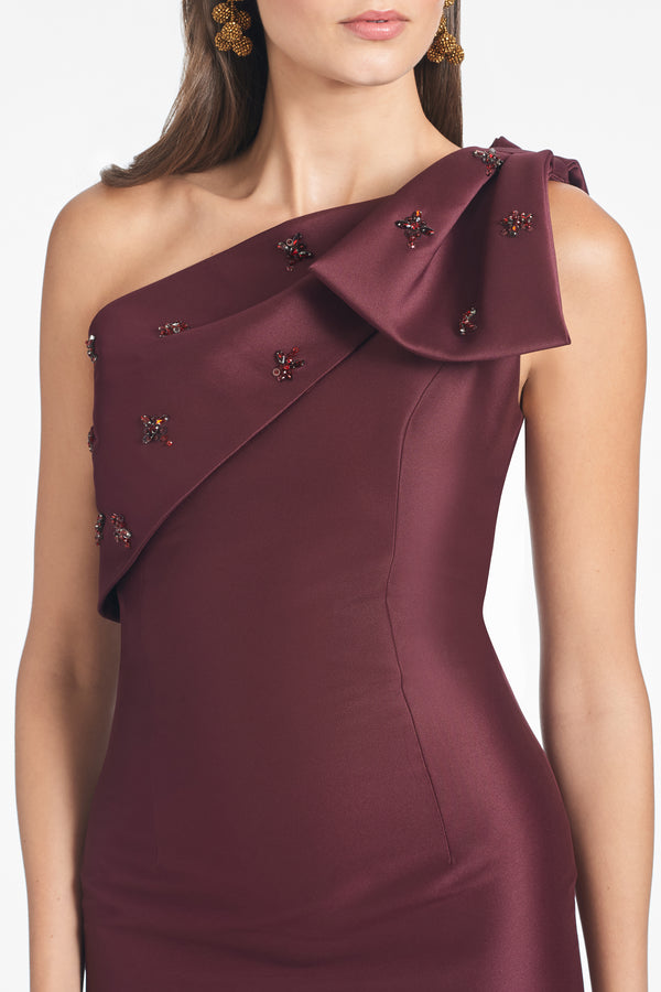 Sachin & Babi Olivia Gown - Malbec - Final Sale