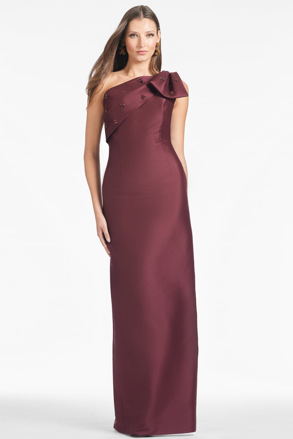 Sachin & Babi Olivia Gown - Malbec - Final Sale