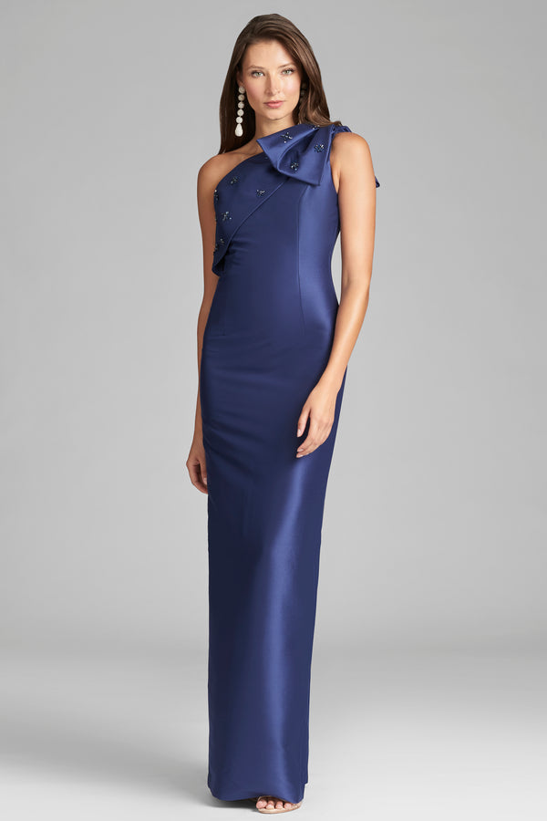 sachin & babi Olivia Gown - Washed Indigo - Final Sale
