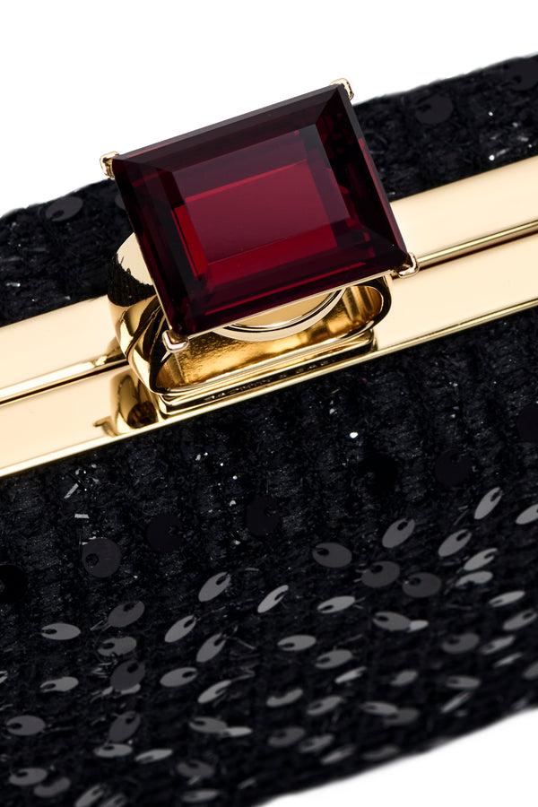 Sachin & Babi ON THE ROCKS CLUTCH - BLACK