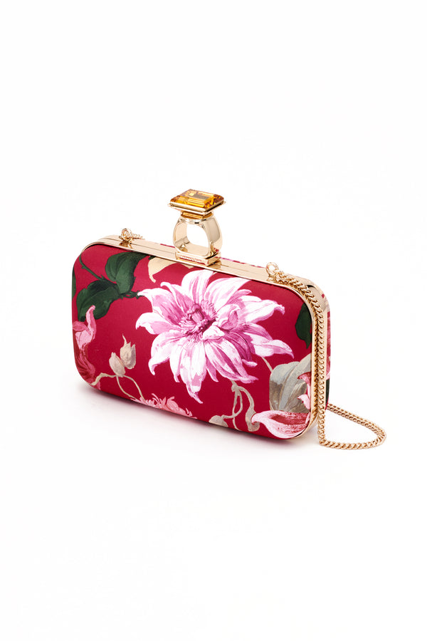 Sachin & Babi On The Rocks Clutch - Deep Pink Dahlia