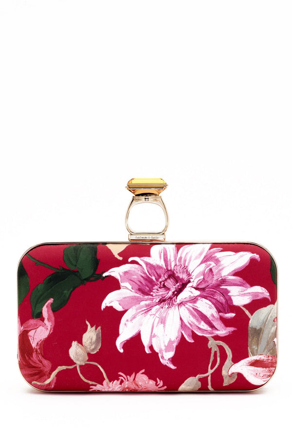 sachin & babi On the Rocks Clutch - Deep Pink Dahlia