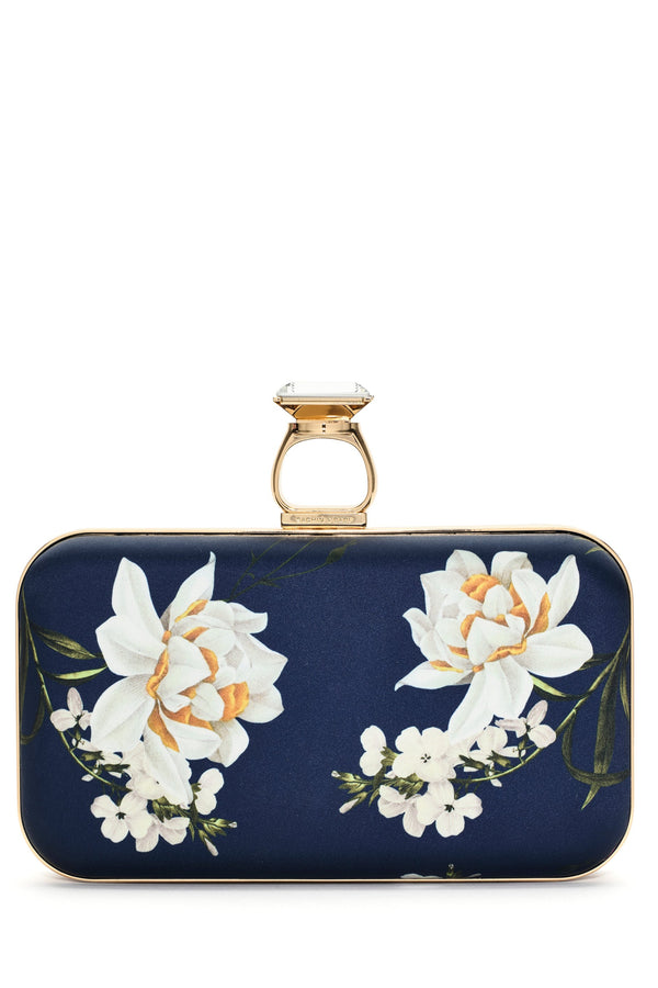 sachin & babi ON THE ROCKS CLUTCH - NAVY NARCISSUS