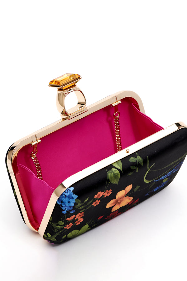 Sachin & Babi On The Rocks Clutch - Noir Wildflower
