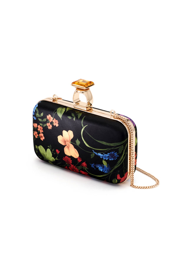 Sachin & Babi On The Rocks Clutch - Noir Wildflower