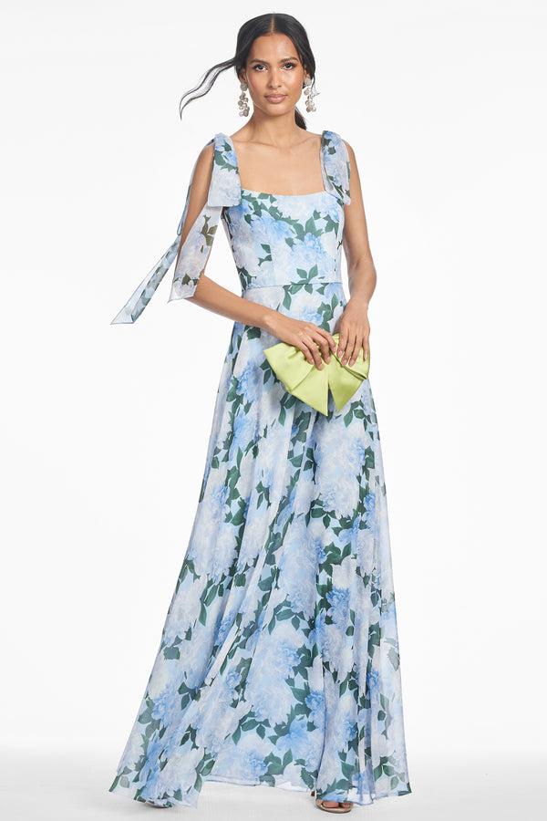 Sachin & Babi PEARL GOWN - GLACIAL PEONIES