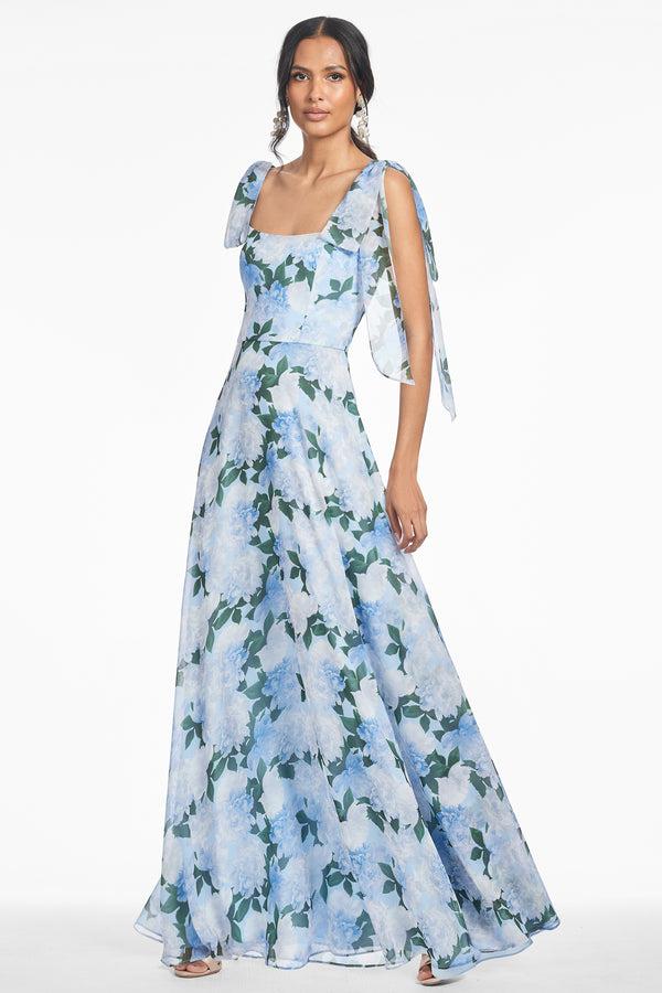 Sachin & Babi PEARL GOWN - GLACIAL PEONIES