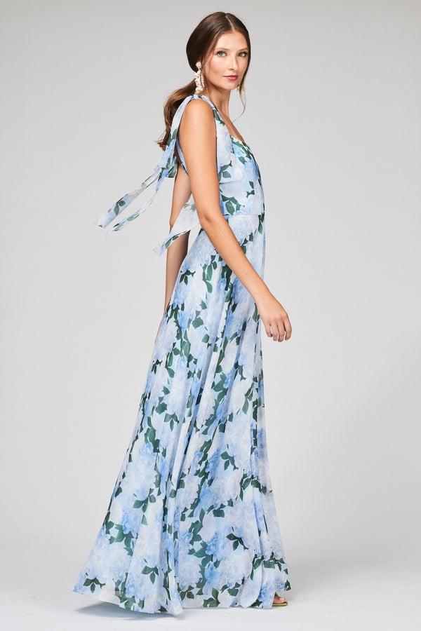 sachin & babi PEARL GOWN - GLACIAL PEONIES