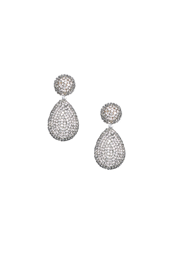 Sachin & Babi PIA EARRINGS - CLEAR CRYSTALS