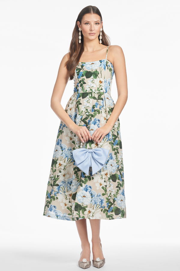 sachin & babi PRU DRESS - DUNE AND DUSK PETALS