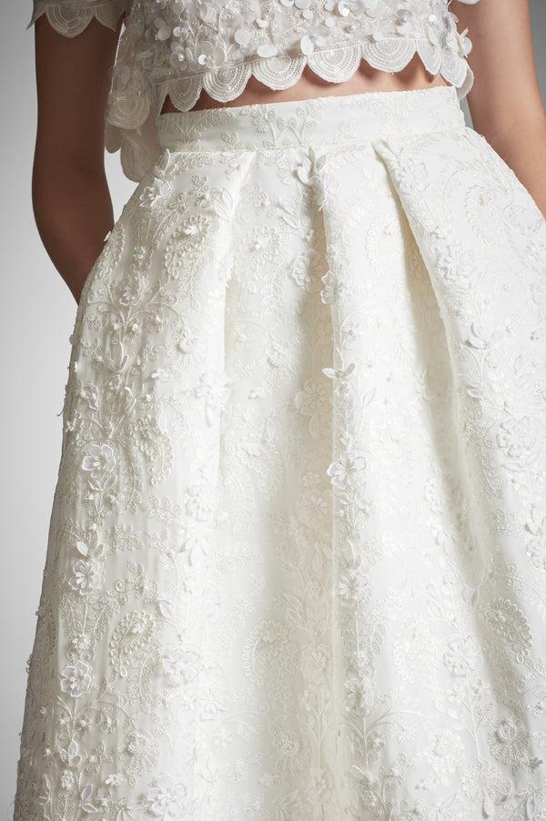 Sachin & Babi Pyaar Skirt - Ivory