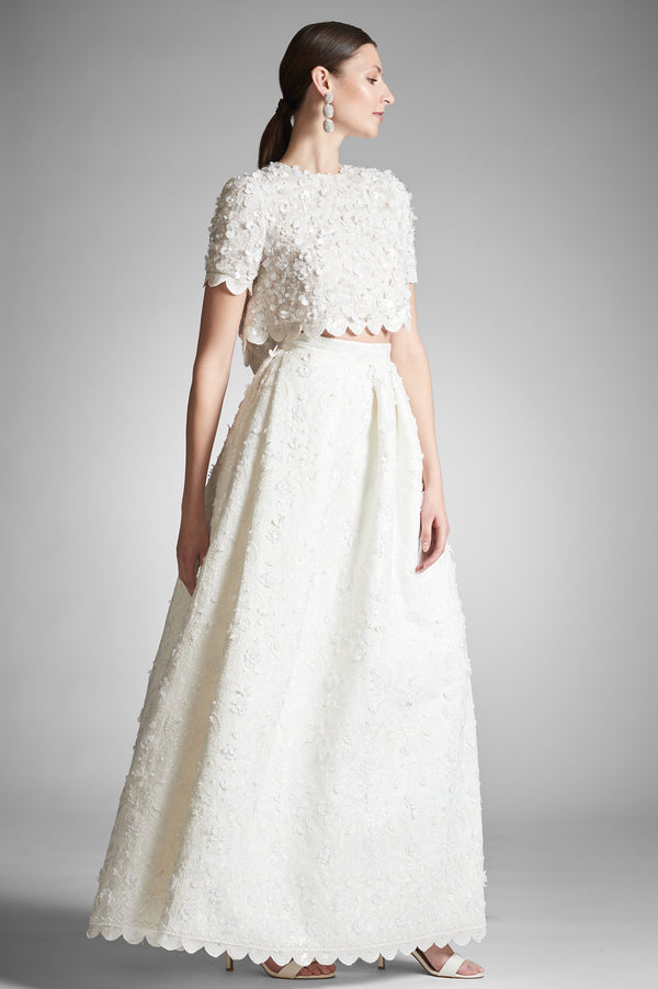 Sachin & Babi Pyaar Skirt - Ivory