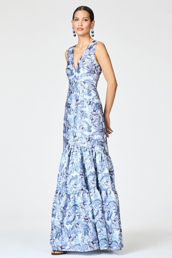 Sachin & Babi RORI GOWN - FROZEN FLORA