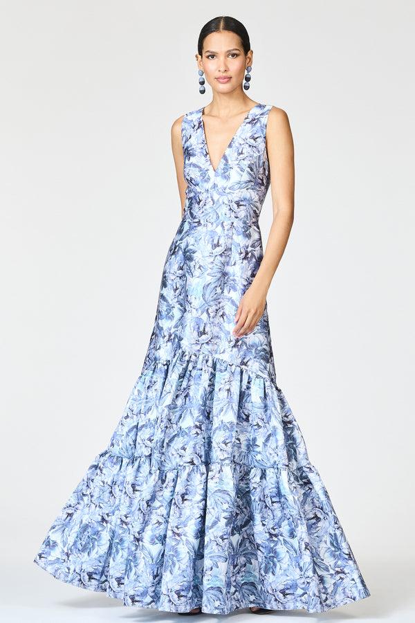 sachin & babi RORI GOWN - FROZEN FLORA