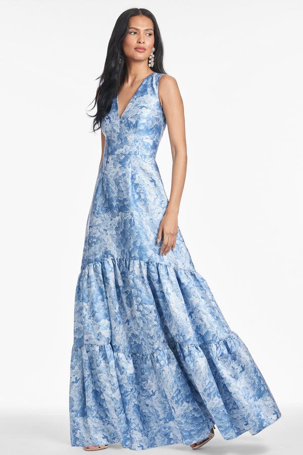 sachin & babi RORI GOWN - HYDRANGEA BLOOMS