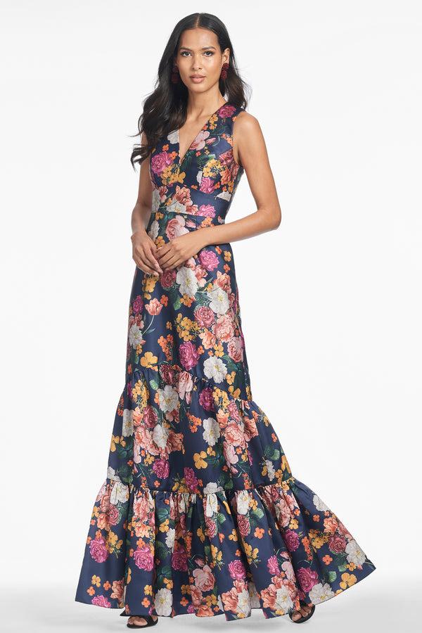 Sachin & Babi RORI GOWN - MIDNIGHTS MAGIC BLOOMS