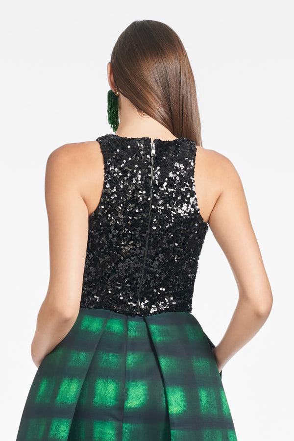 Sachin & Babi Sequin Lexi Top - Black