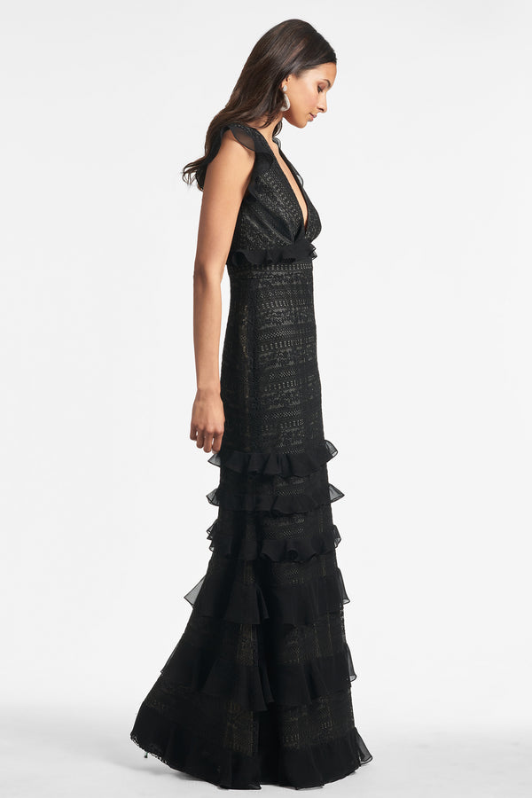 Sachin & Babi Serafina Gown - Black