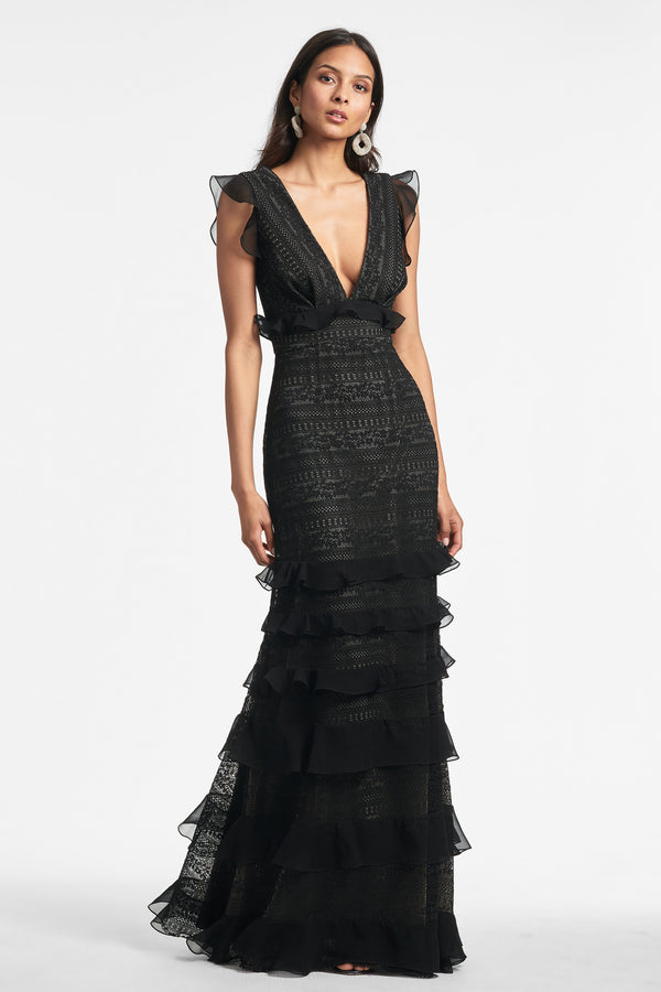 sachin & babi Serafina Gown - Black