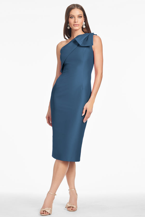 sachin & babi SHARLA DRESS - STEEL BLUE