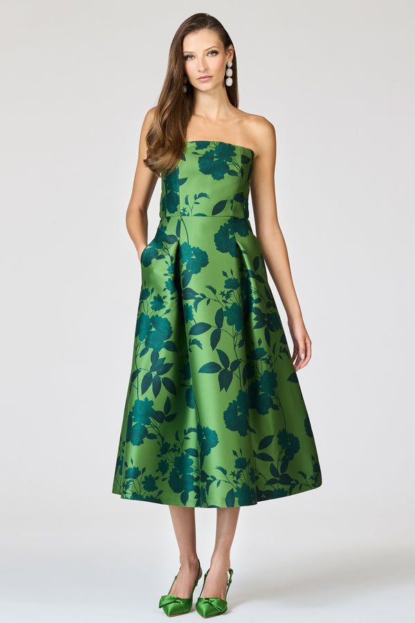 Sachin & Babi SHAY DRESS - EMPRESS GREEN ROSES