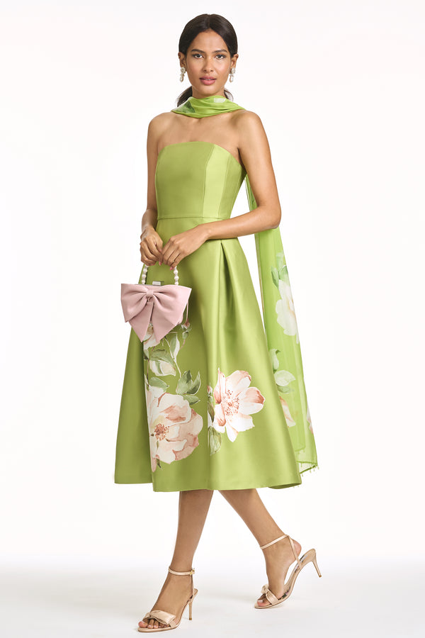 Sachin & Babi SHAY DRESS - PERIDOT CORSAGE