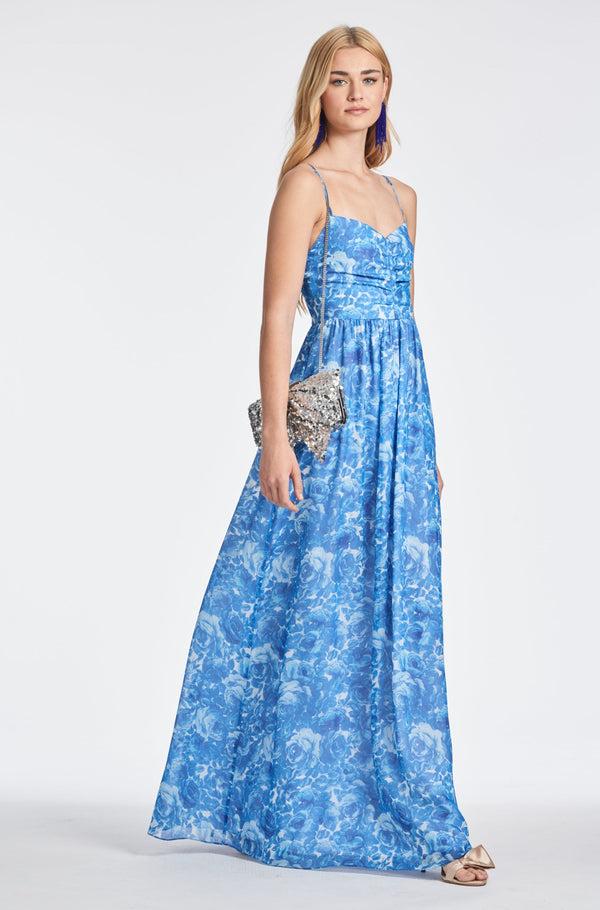 Sachin & Babi Sienna Gown - Mediterranean Blooms