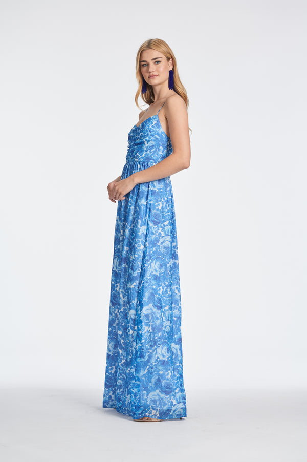 Sachin & Babi Sienna Gown - Mediterranean Blooms