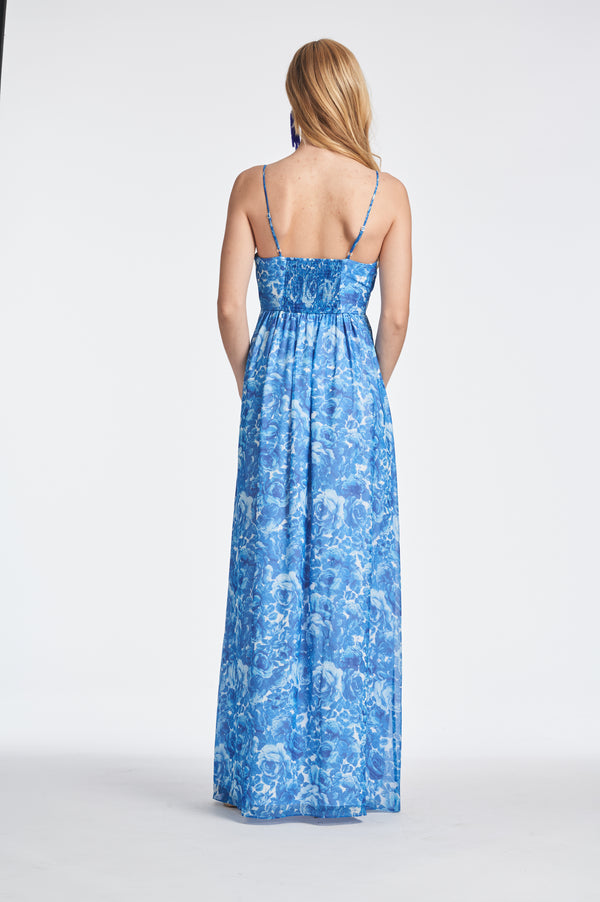 Sachin & Babi Sienna Gown - Mediterranean Blooms