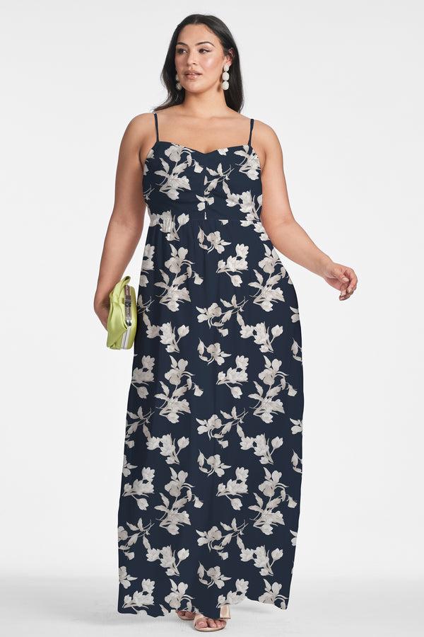 Sachin & Babi Sienna Gown - Navy Venetia Petal