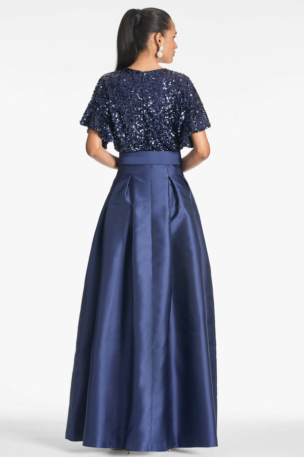 Sachin & Babi Simone Gown - Night Sky