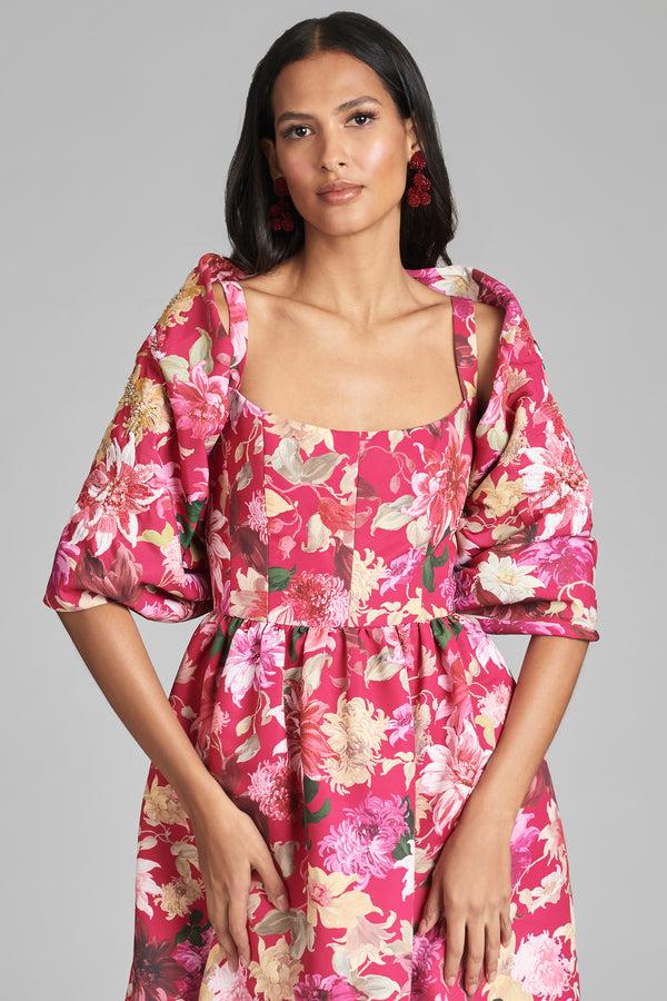 sachin & babi The Hug Shawl - Deep Pink Dahlia