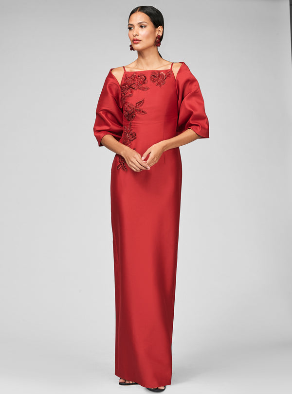 Sachin & Babi The Hug Shawl - Holly Red