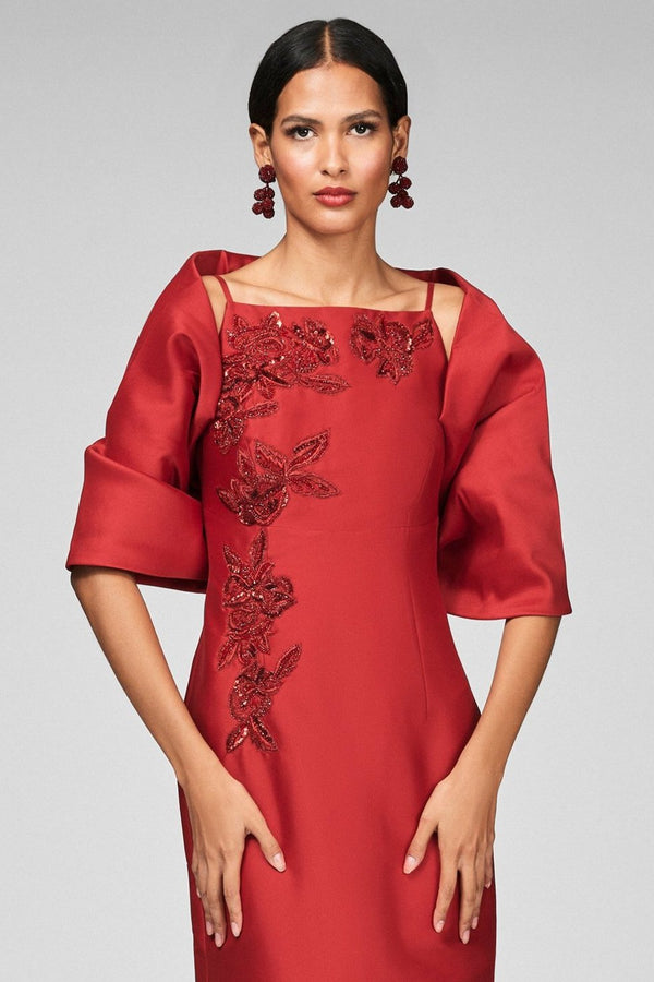 sachin & babi The Hug Shawl - Holly Red