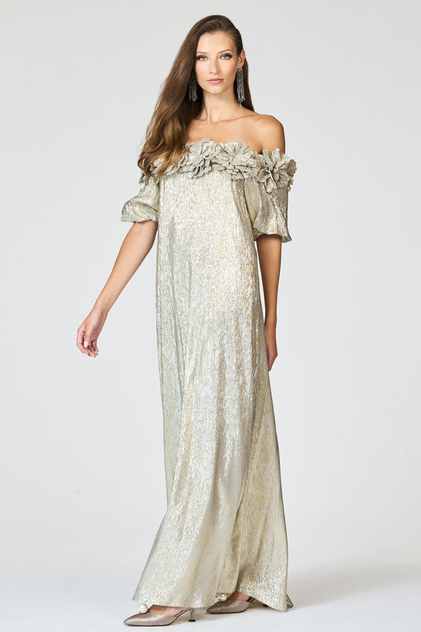 Sachin & Babi VALENTINA GOWN - METALLIC