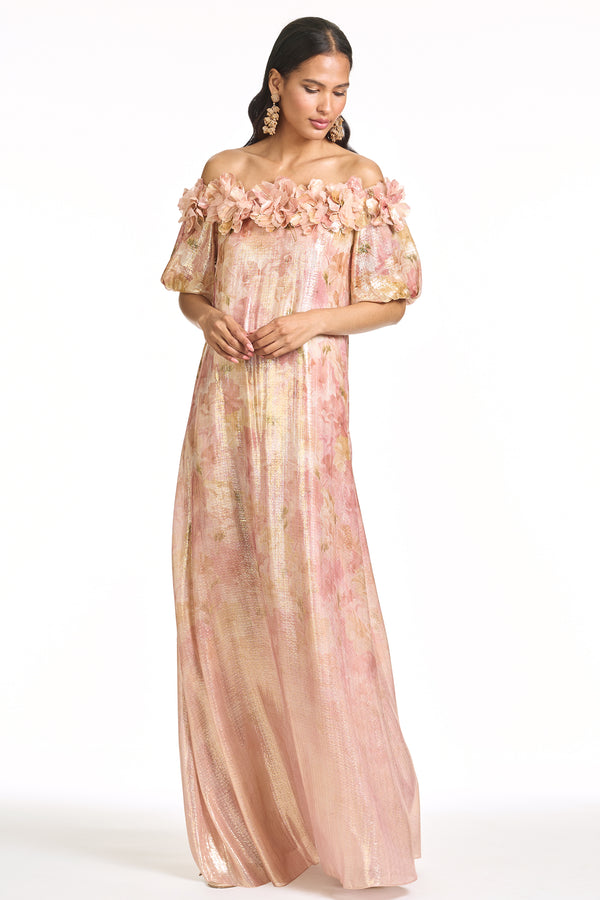 Sachin & Babi VALENTINA GOWN - SUNSET GARDEN