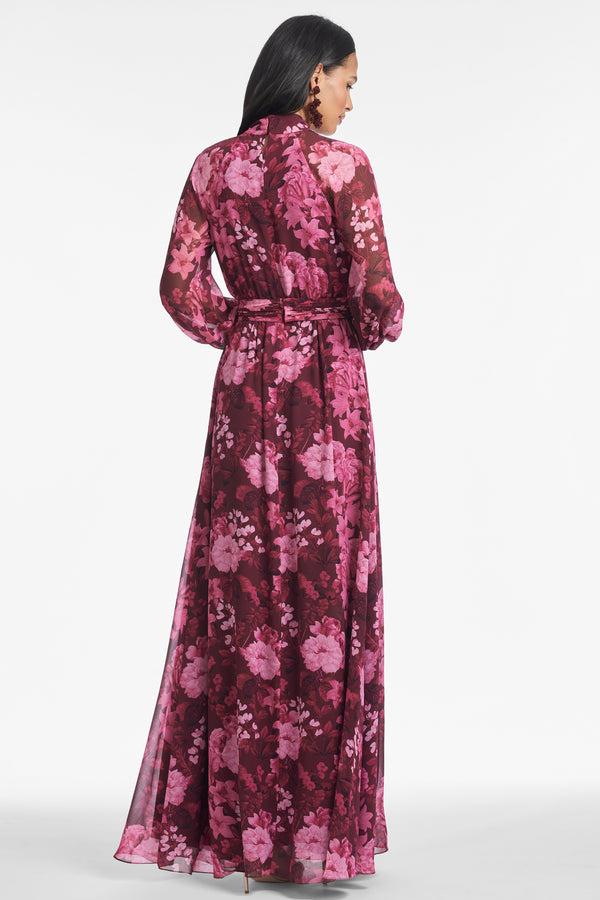 Sachin & Babi VERA GOWN - RASPBERRY FLORIBUNDA