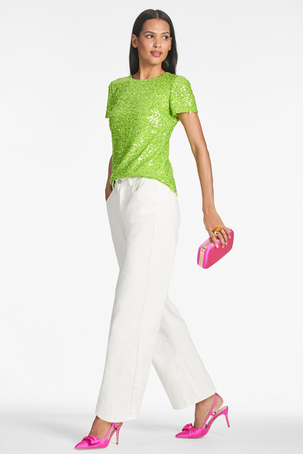 Sachin & Babi Veronica Top - Electric Lime