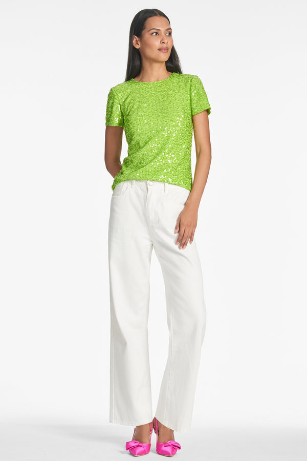Sachin & Babi Veronica Top - Electric Lime